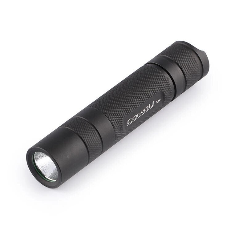 Convoy S2+ Черный L2 7135x8 3/5mode EDC LED Flashlight 18650 - заказать