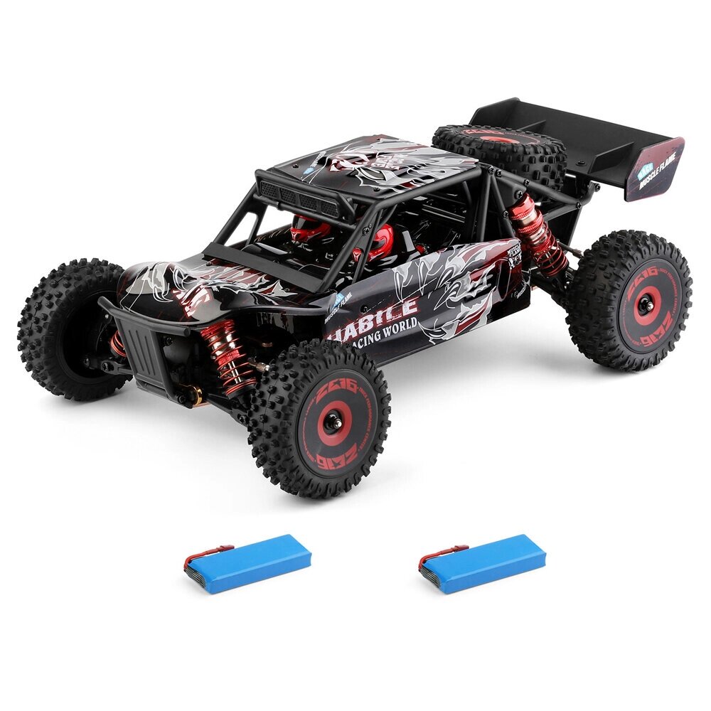 Wltoys 124016 V2 1/12 4WD 2.4G RC Car Brushless Desert Truck Off-Road Vehicle модели High Speed 75км / ч Metal Chassis T - сравнение