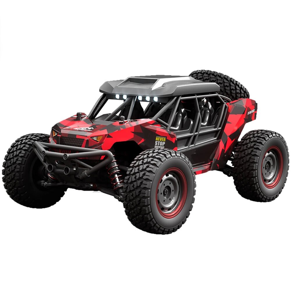 JJRC Q141 1/16 2.4G 4WD Off Road High Speиздание RC Авто Racing Desert Electric Vehicle Models C LED light - доставка