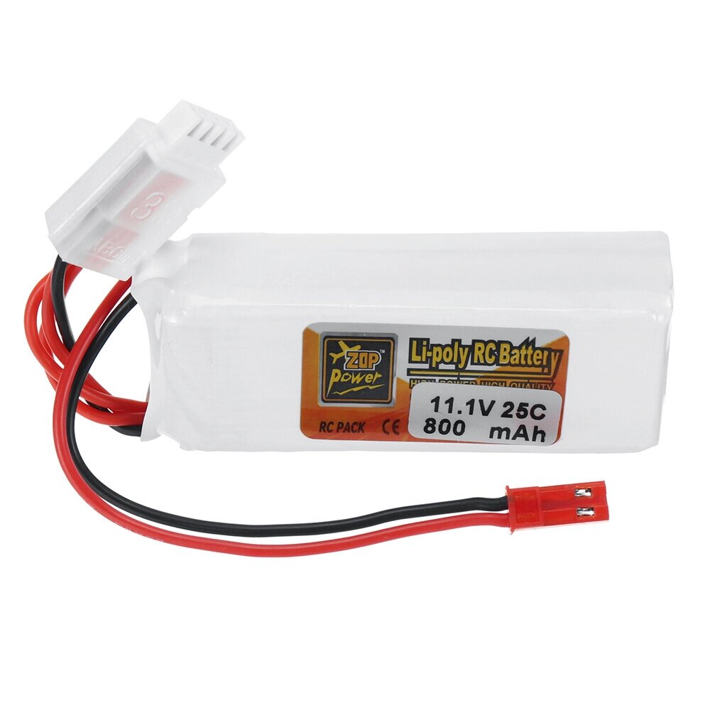 ZOP power 11.1V 800mah 25C 3S lipo батарея разъем JST для RC дрон - выбрать