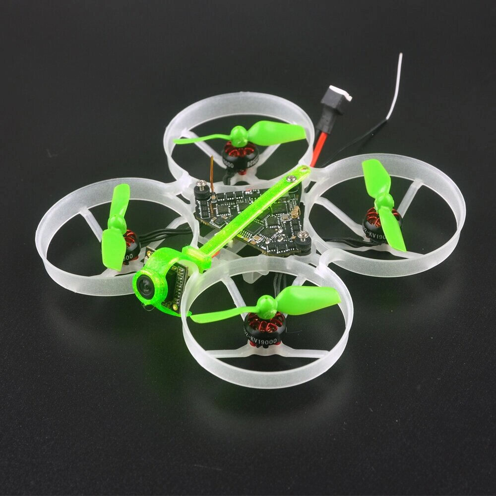 19,5 Г happymodel moblite7 75 мм 1S diamond F4 AIO 5A BB2 ESC ресивер 25/200 мвт VTX whoop FPV racing дрон BNF C EX0802 - заказать