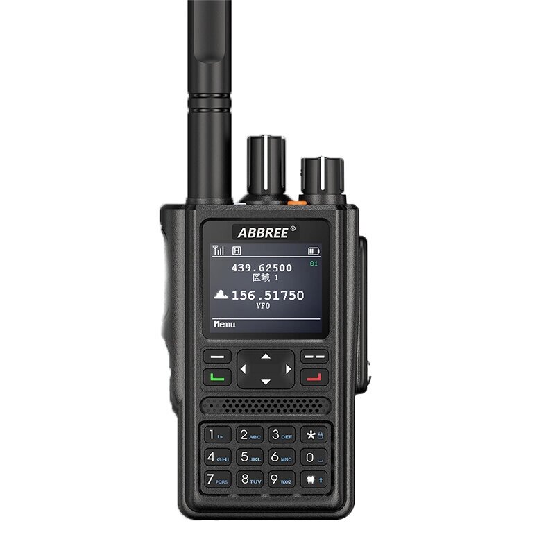 ABBREE ДМ-ф8 GPS DMR UV Двухдиапазонный цифровой Рация 5 Вт, высокая мощность, 4000 каналов, 2800 мАч, двусторонняя запи - описание