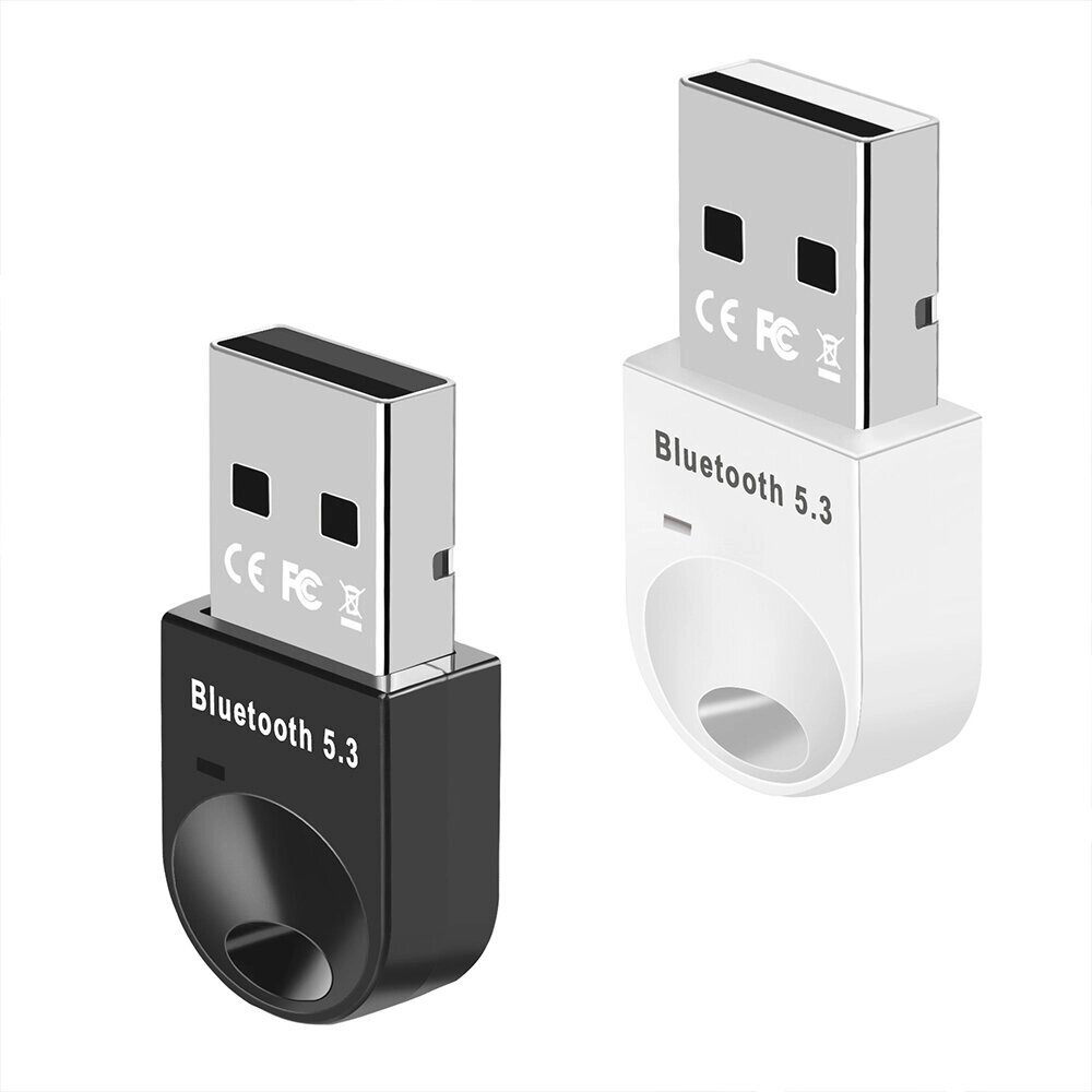 USB-адаптер bluetotoh 5.3 Dongle Mini Wireless Audio Transmitter Приемник без драйверов для портативных динамиков для ПК - Bangoo