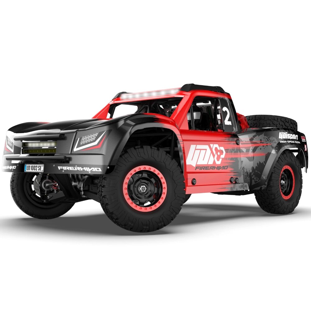 UDIRC 1002 1002SE RTR 1/10 2.4G 4WD 60 км/ч RC Авто Бесколлекторный Short Course Truck Светодиодный Gyro All Terrain Des - фото