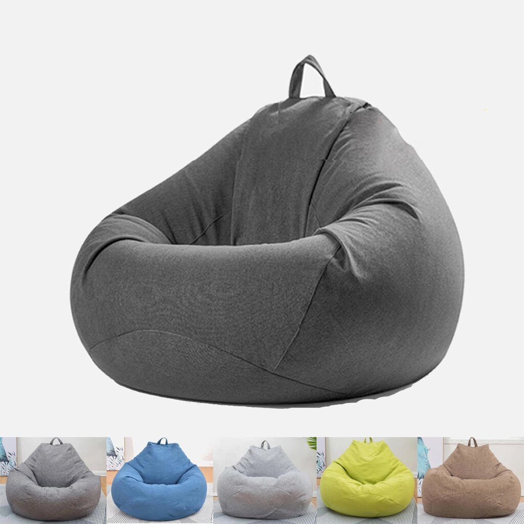 Extra Large Bean Сумка Чехол на стул Ленивый диван Cover Indoor На открытом воздухе Game Seat Bean. Сумка - распродажа