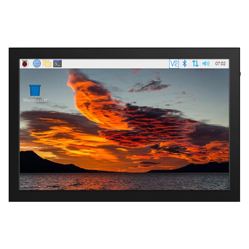 10,1-дюймовый емкостный сенсорный экран HDMI Raspberry Pi IPS Дисплей с Чехол для Raspberry Pi 3B+4B - распродажа