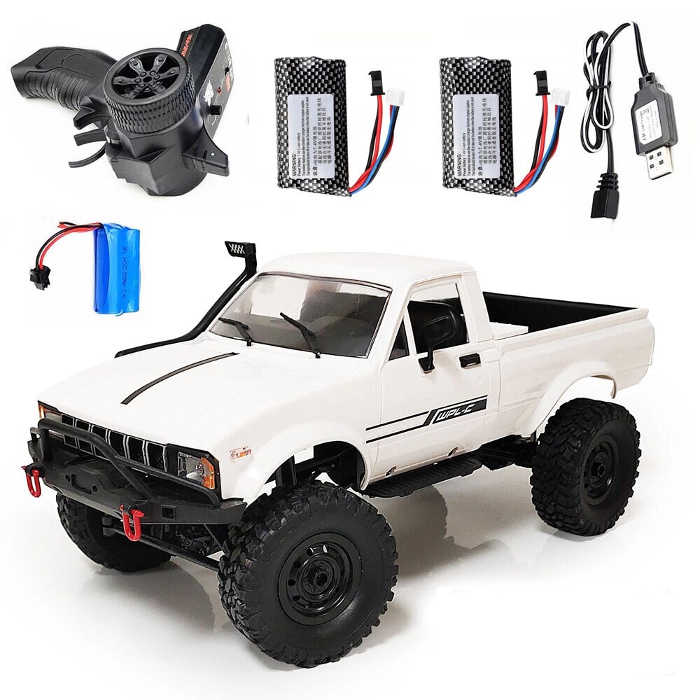 WPL C24 1/16 2.4G 4WD Гусеничный RTR Truck RC Авто Полный Пропорциональный Контроль Два / Три Батарея - обзор