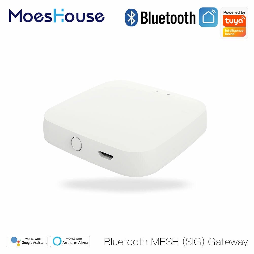 MOES Tuya Wireless Gateway Hub Проводной многорежимный мост Bluetooth Дистанционный Контроллер Mesh Gateway Smart Life A - Bangoo