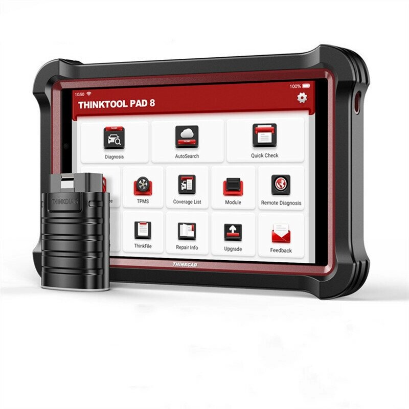 THINKCAR THINKTOOL PAD8 OBD2 12V Автомобильный диагностический инструмент Сброс масла Сканер автомобиля Звездная диагнос - заказать