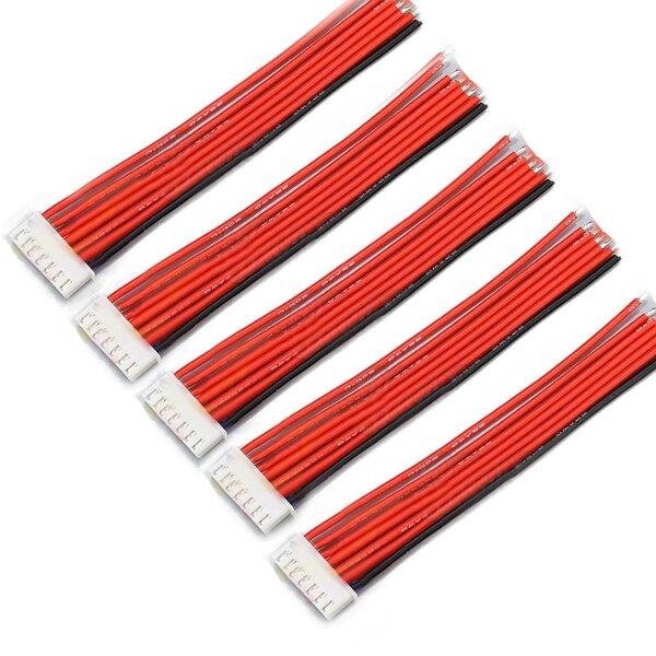 5PCS 6S 7Pin 2.54XH 30cm Lipo Батарея Зарядное устройство Силиконовый Провод Весы удлинительный кабель - интернет магазин