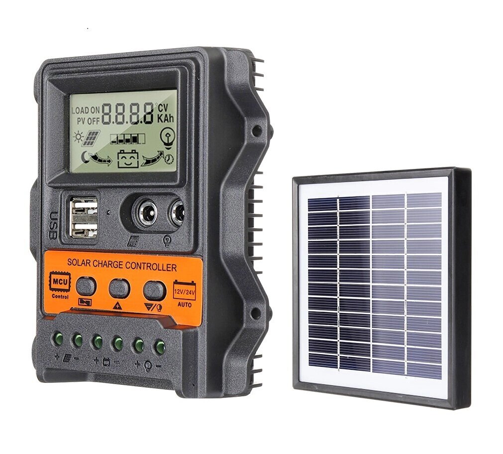 LCD Display 12V/24V 10A/20A/30A Input Солнечный контроллер заряда Auto Parameter Adjustable MPPT Solar Panel Regulatили - характеристики