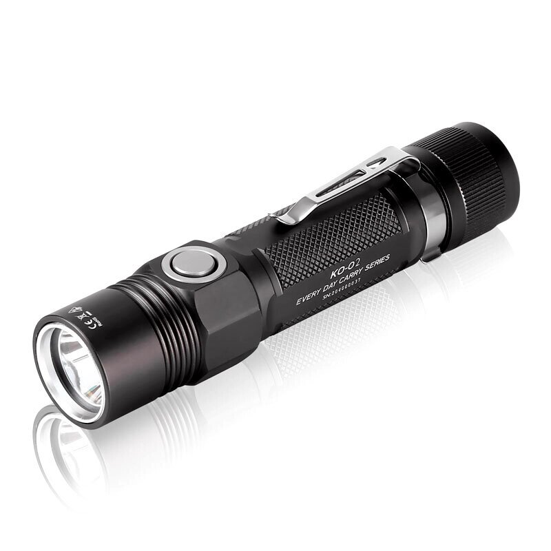 JETBeam KO-02 V2.0 XHP35 2000lm USB-C Rechargeable EDC 18650/21700 Flashlight Type-C IPX8 Водонепроницаемый Outdoor Camp - выбрать