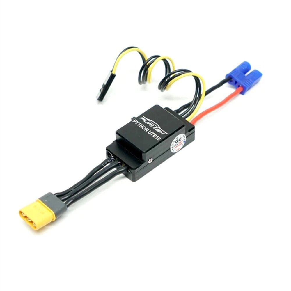 FURITEK Python UTB18 40A/70A Матовый/Бесколлекторный ESC для 1/8 RC Гусеничные автомобили Модели автомобилей Запасные ча - гарантия