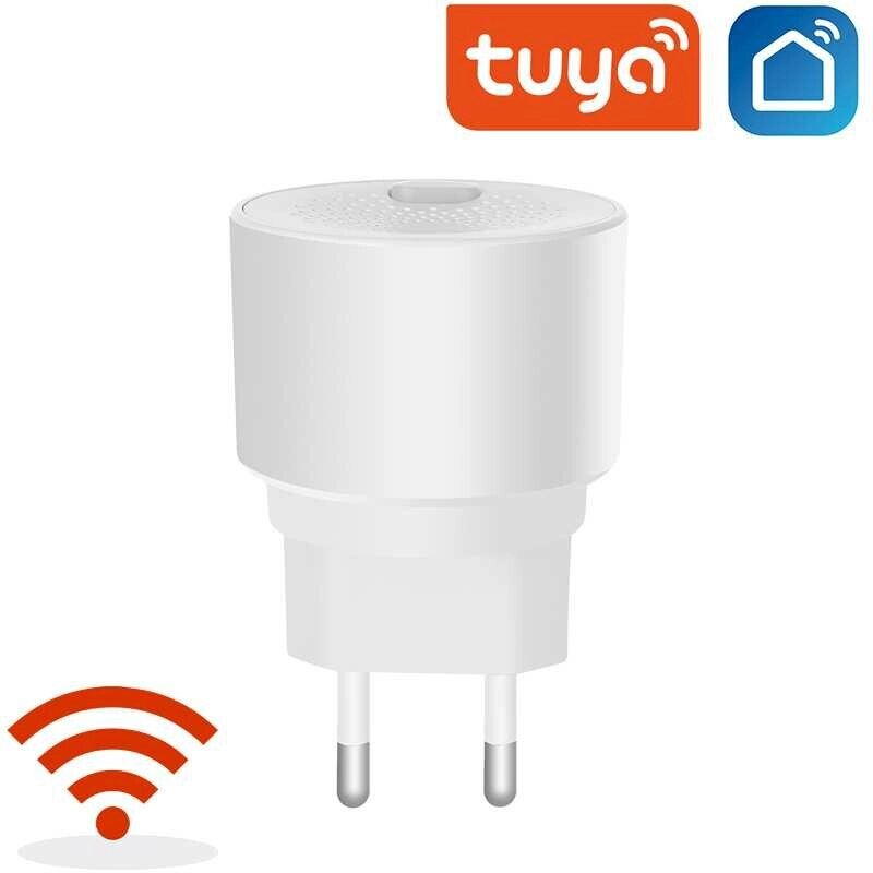 Tuya Wifi Природный газ Датчик ЕС Горючие газы Бытовой Smart LPG Газовая сигнализация Детектор утечки Датчик Пожарная бе - особенности