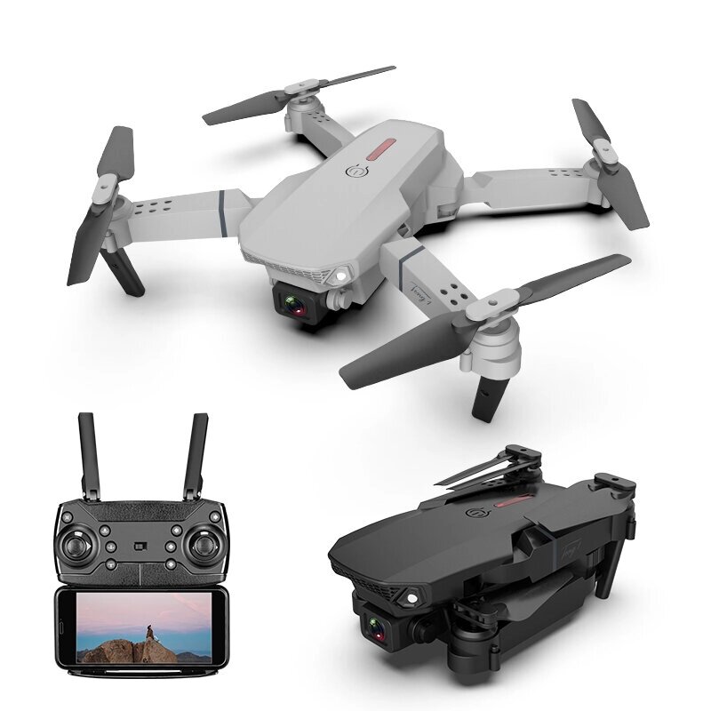 JJRC Н118 E88 PRO 2.4G WiFi FPV с 4K 720P HD Dual камера Режим удержания высоты Складной RC Дрон Квадрокоптер RTF - Аштарак