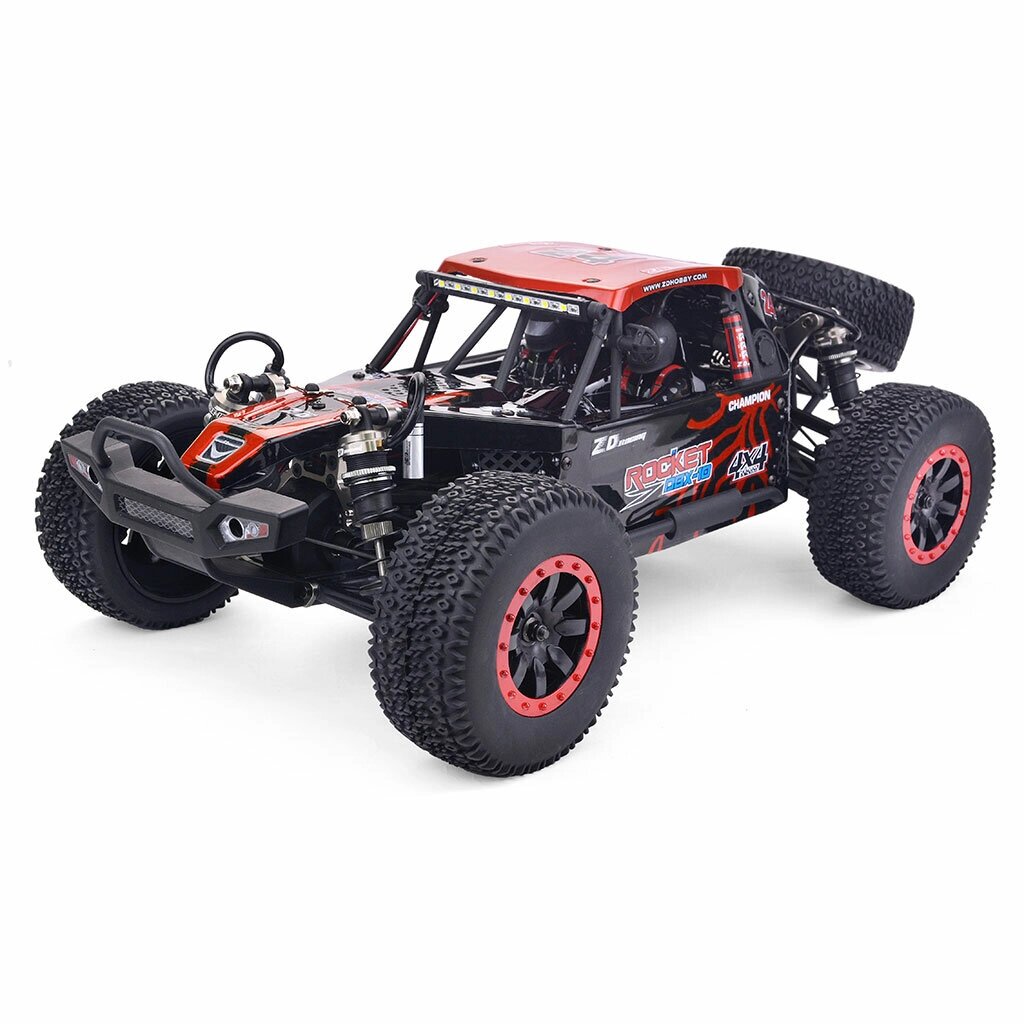 ZD Racing DBX 10 1/10 4WD 2.4G Полированный грузовик в пустыне RC Авто Модели внедорожников, 55 км / ч - розница