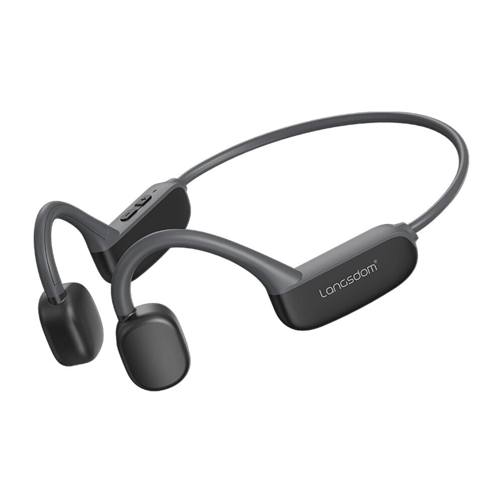 Langsdom Opetec Race1 Bone Conduction Наушник bluetooth-гарнитура 32G TF карта 16 мм большие драйверы Sport Наушники с м - преимущества