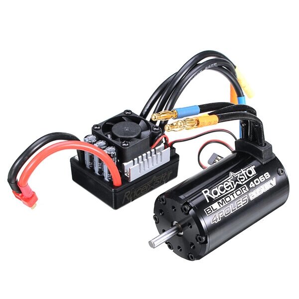 Racerstar 4068 120a esc безщеточный водонепроницаемый Бездатчиковый мотор 2050kv для частей автомобиля РУ 1/8 автомобиле - обзор