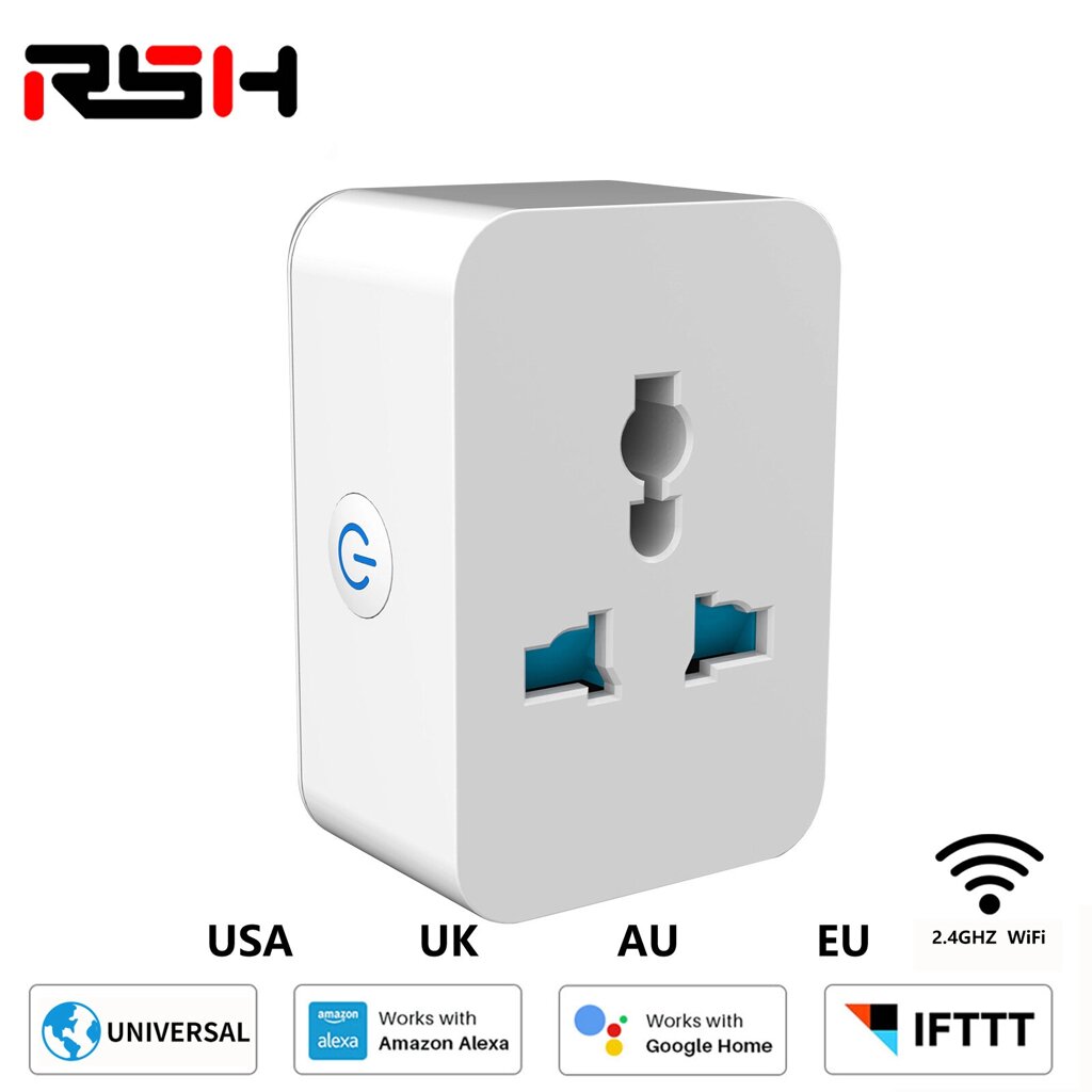 RSH US Plug WiFi And Bluetooth Universal Разъем Многофункциональное преобразование Разъем 10A / 16A Wifi Переключатель д - Армения