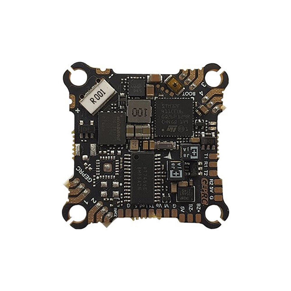 25,5X25,5 мм GEPRC TAKER F411 8bit 12A AIO F4 OSD контроллер полета встроенный 12A 2-4S 4in1 ESC для RC дрон FPV racing - фото