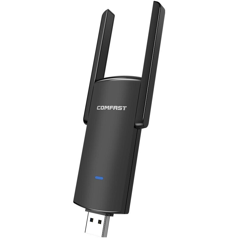 Comfast WiFi Приемник Сетевая карта USB Wifi Адаптер 1300 Мбит/с RTL8812BU Dual Стандарты 2,4 ГГц/5,8 ГГц для ПК Черный - скидка