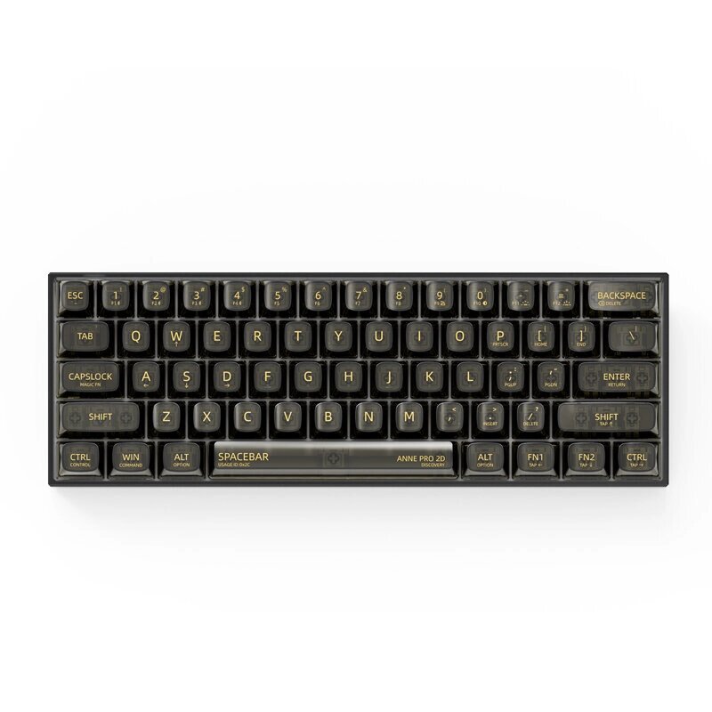 Новинка Anne Pro 2D RGB 60% Mini Механический Игры Клавиатура 61 клавиша с возможностью горячей замены Bluetooth 5.0 Typ - Аштарак