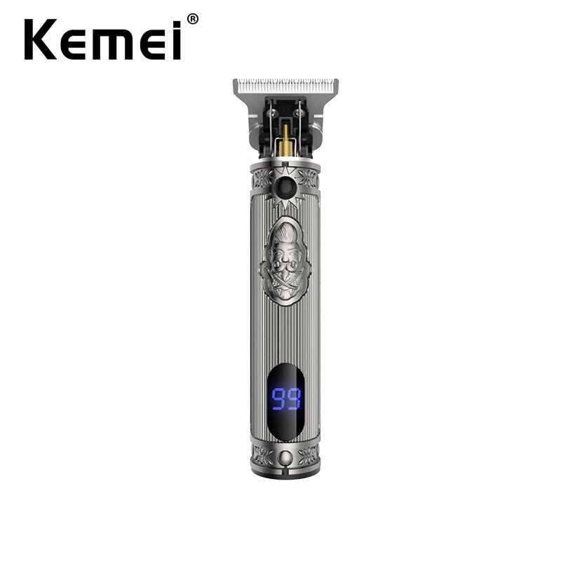 Kemei KM-700H Professional Barber Precise Zero Gapped Волосы Триммер Машинка для стрижки LCD Дисплей Аккумуляторная - доставка