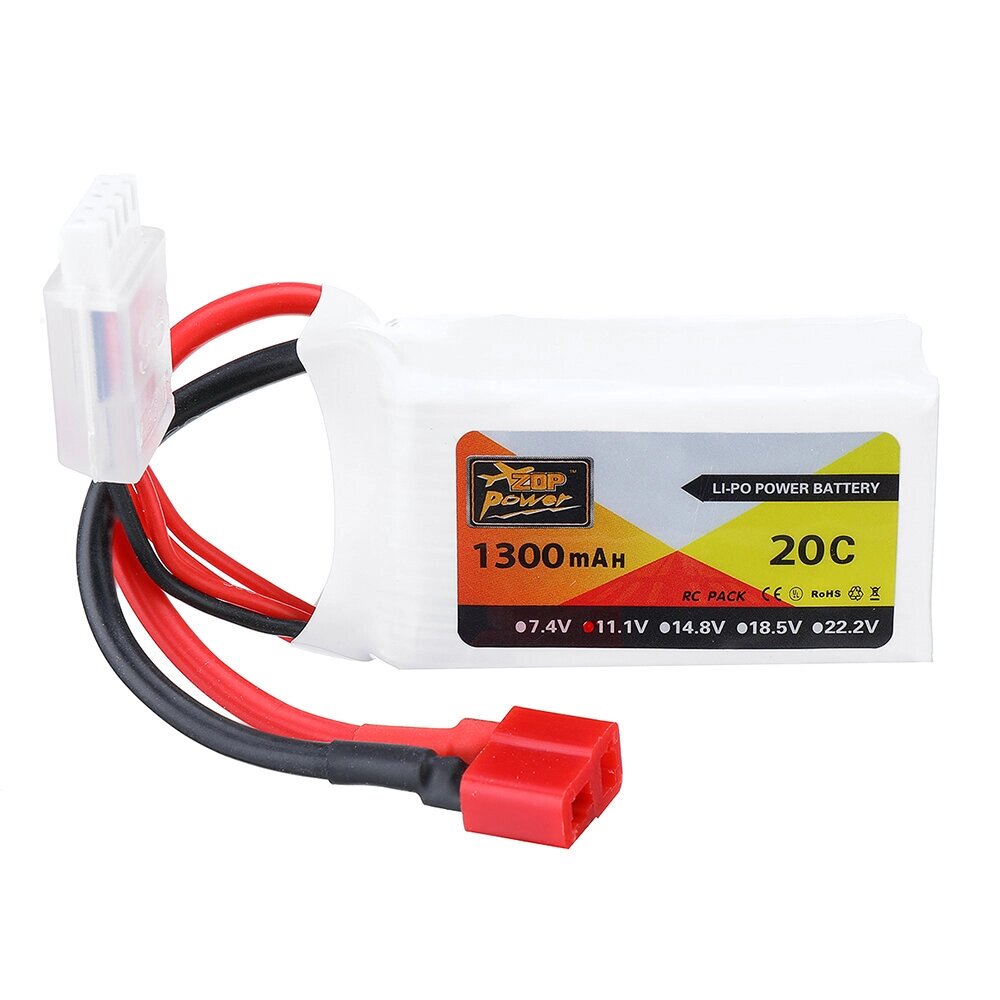 ZOP Lipo батарея 3S 11.1V 1300MAH 20C питания T штепсельной вилки - сравнение