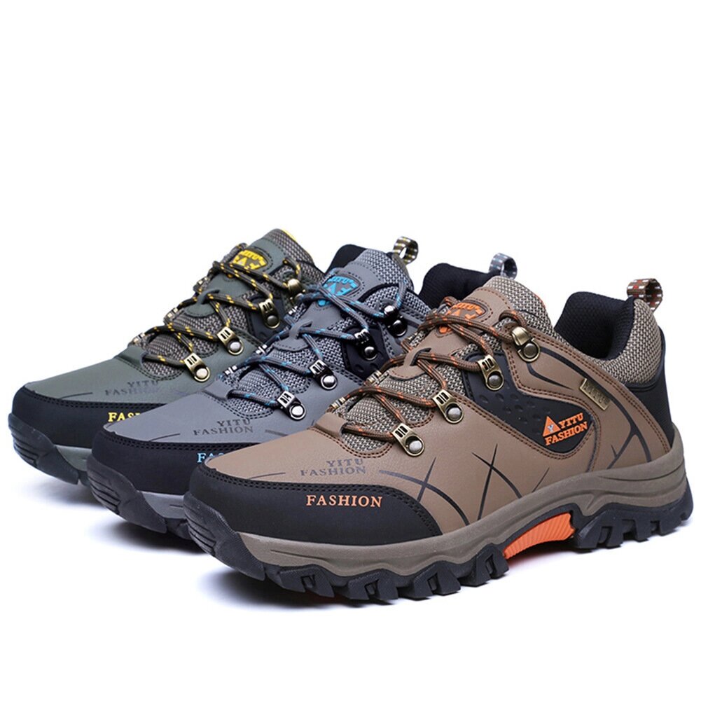 Альпинистская мужская обувь Low Top Snow Ботинки На открытом воздухе Adventure Кемпинг Leisure Hiking Shoes - распродажа