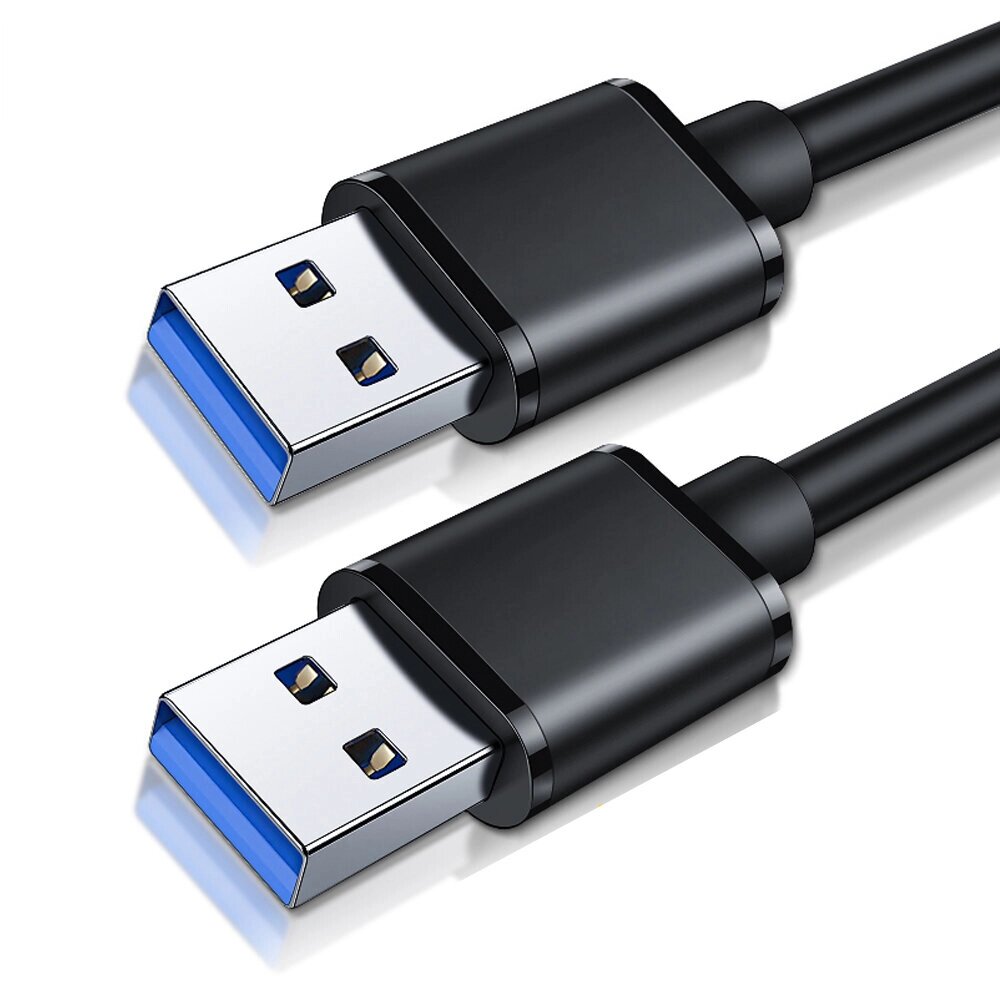 ESSAGER USB-кабель-удлинитель «папа-папа» USB3.0 Core Провод 0,5 м/1M/2 м длинный кабель для передачи данных для ноутбук - фото