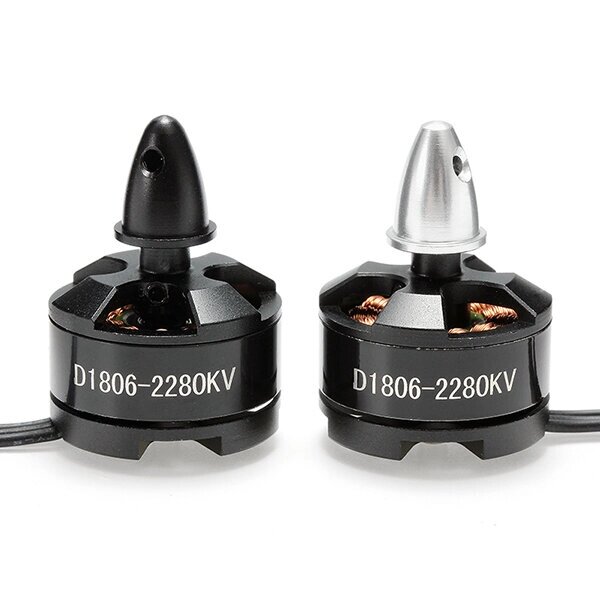 DXW D1806 2280KV 2-3S Бесколлекторный мотор CW CCW для 200 210 220 250 РУ Дрона FPV Гоночного Мультиротора - Bangoo