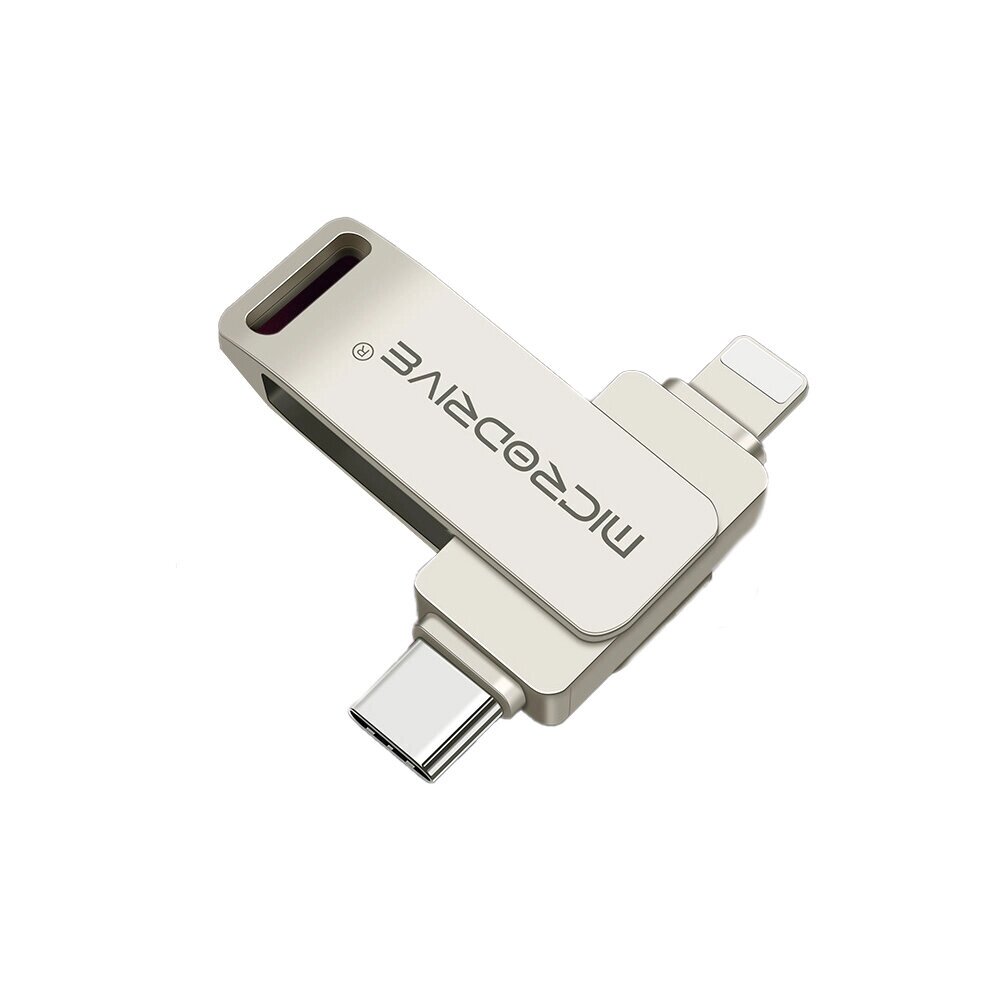 Microdrive ТЛО21 USB3.0 Flash Привод Type-C и iP, двойной интерфейс, вращение на 360°64G/128G/256G, высокоскоростная п - сравнение