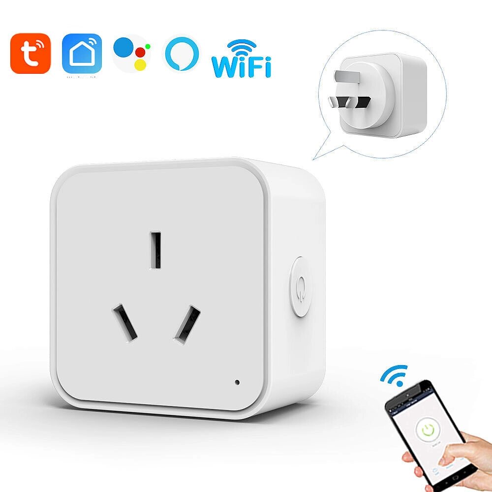 16A Tuya Smart WiFi/Zigbe Разъем Интеллектуальная розетка AU Plug APP Дистанционное Управление Функция синхронизации Эне - Аштарак