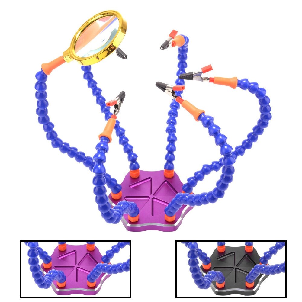 6-челюстное многофункциональное сварочное приспособление для ремонта ручного кронштейна с 6 шт. гибкими кронштейнами с U - Армения