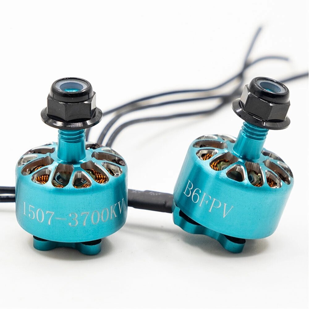 1 шт. B6FPV 1507 3700KV 3-4S Бесколлекторный мотор Вал 5 мм для воздуховода 3 Inch RC Дрон FPV Racing - выбрать