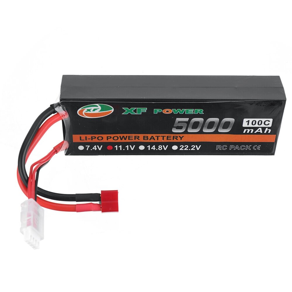 XF POWER 11,1 в 5000 мач 100C 3S lipo батарея разъем T deans для RC дрон - розница