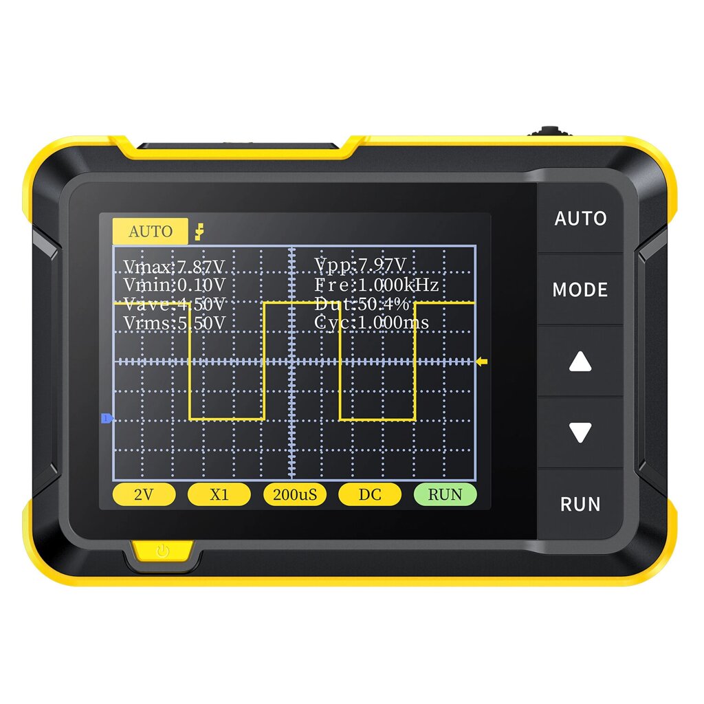 FNIRSI DSO152 Mini Handheld Digital Осциллограф 2023 Последняя версия 2.5MSa/s 200KHz Аналоговая полоса пропускания 800 - характеристики