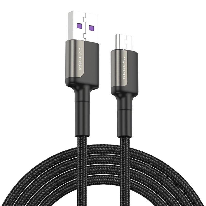 KUULAA XL-X33-m 3A USB-A к кабелю Micro USB для быстрой зарядки и передачи данных, луженый Медь Core Line 1M/длина 2 м д - преимущества