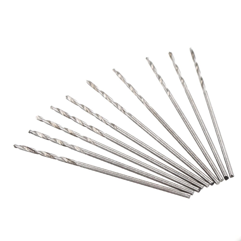 Drillpro 10Pcs 0.4-2.0mm Drill Bit HSS High Speed Steel Straight Shank Twist Дрель Bit For Hand Twist Дрель - наличие