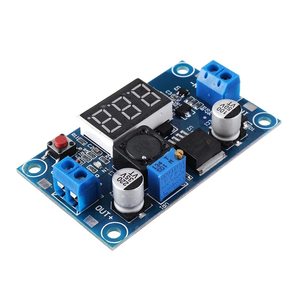 LM2596 DC-DC регулятор напряжения Регулируемый понижающий модуль питания с Дисплей - розница