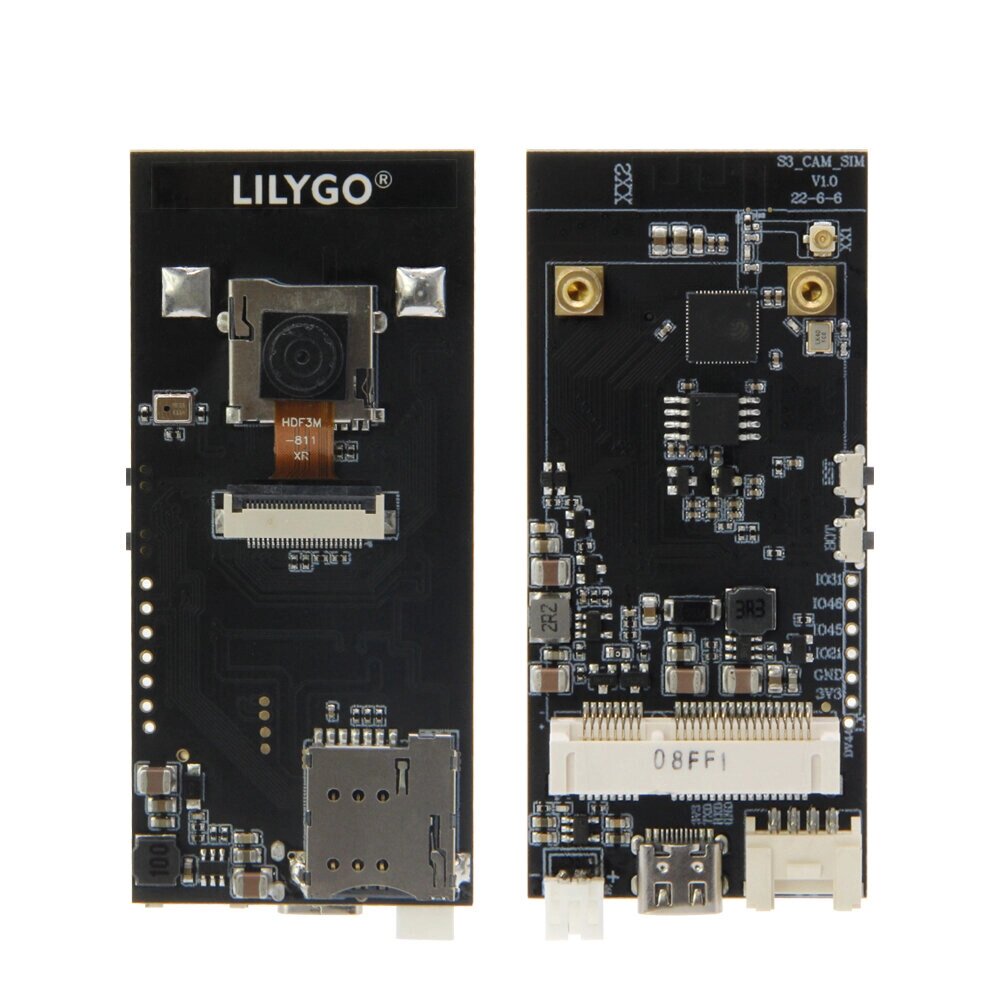 LILYGO T-sIMCAM ESP32-s3 CAM макетная плата Wi-Fi Bluetooth 5.0 беспроводной модуль с OV2640 камера TF слот Адаптироват - выбрать