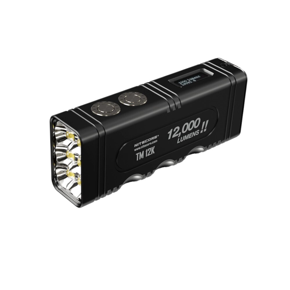 NITECORE TM12K 6x XHP50 12,000 Lumen Strong Light ВЕЛ Flashlight USB Rechargeable 21700 Battery Powerful ВЕЛ Torch - выбрать