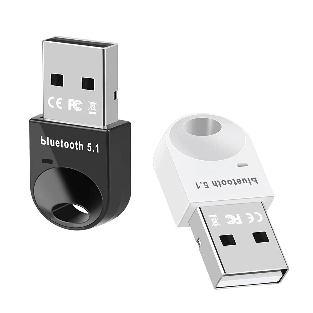 Адаптер USB Bluetooth 5.1 Mini Wireless Bluetooth Аудио ключи Приемник Передатчик поддерживает Win8.1/10/11 win7 - наличие