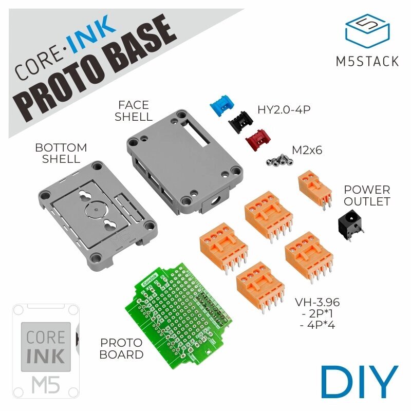 M5Stack Core. Ink Совместимая схема стекирования DIY Расширение Набор Прототип Дизайн Moudel - особенности