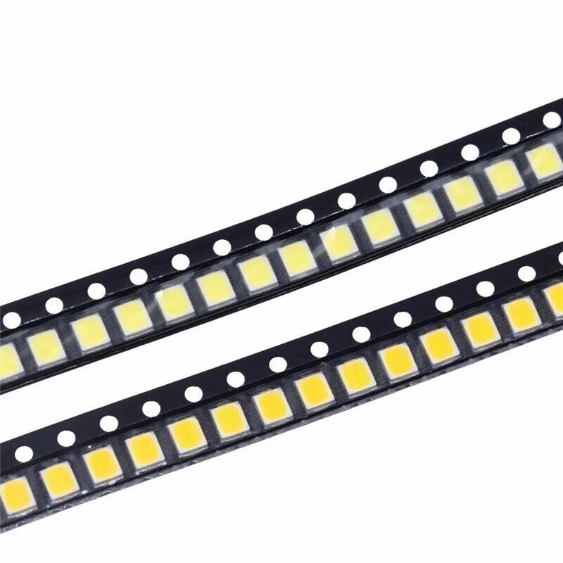 100 шт SMD LED 2835 чипов 1 Вт 3 В 6 В 9 В 18 В 120-130 лм белый теплый поверхностный монтаж на печатной плате светоизлу - выбрать