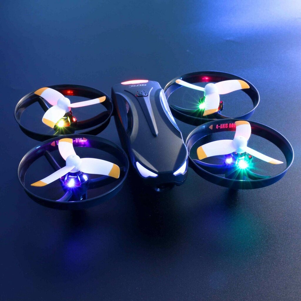 4DRC V16 WiFi FPV с 6K HD 50x ZOOM Dual камера Время полета 20 минут Режим удержания высоты LED Colorful RC Дрон Квадрок - доставка