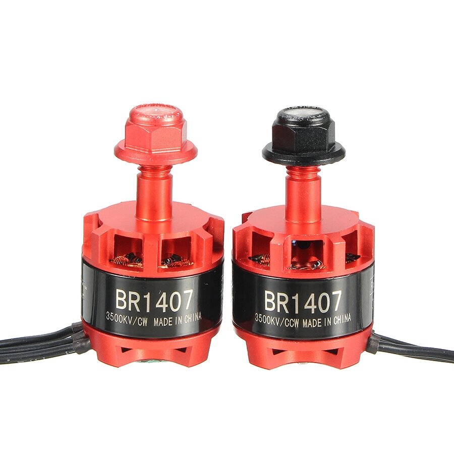 Racerstar Racing Edition 1407 BR1407 3500KV 2-3S Бесколлекторный мотор Красный для 150 180 200 RC Дрон FPV Гонки - преимущества