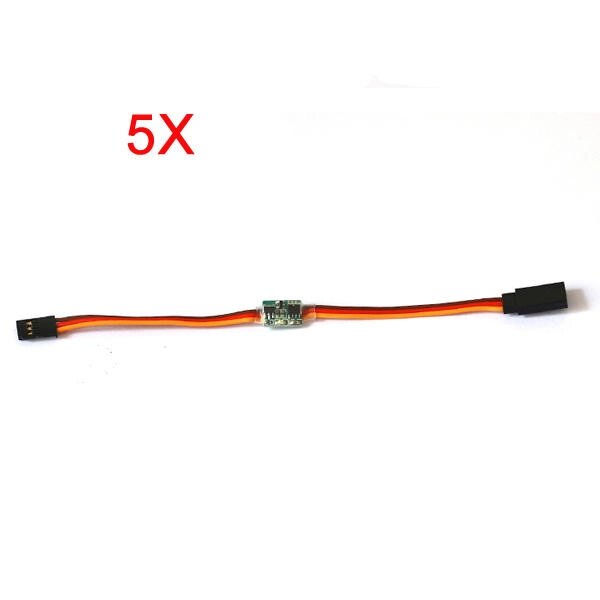 5PCS 3.6V-24V Servo Сигнал обратной поддержки высокого напряжения Совместимо для всех сервоприводов - интернет магазин