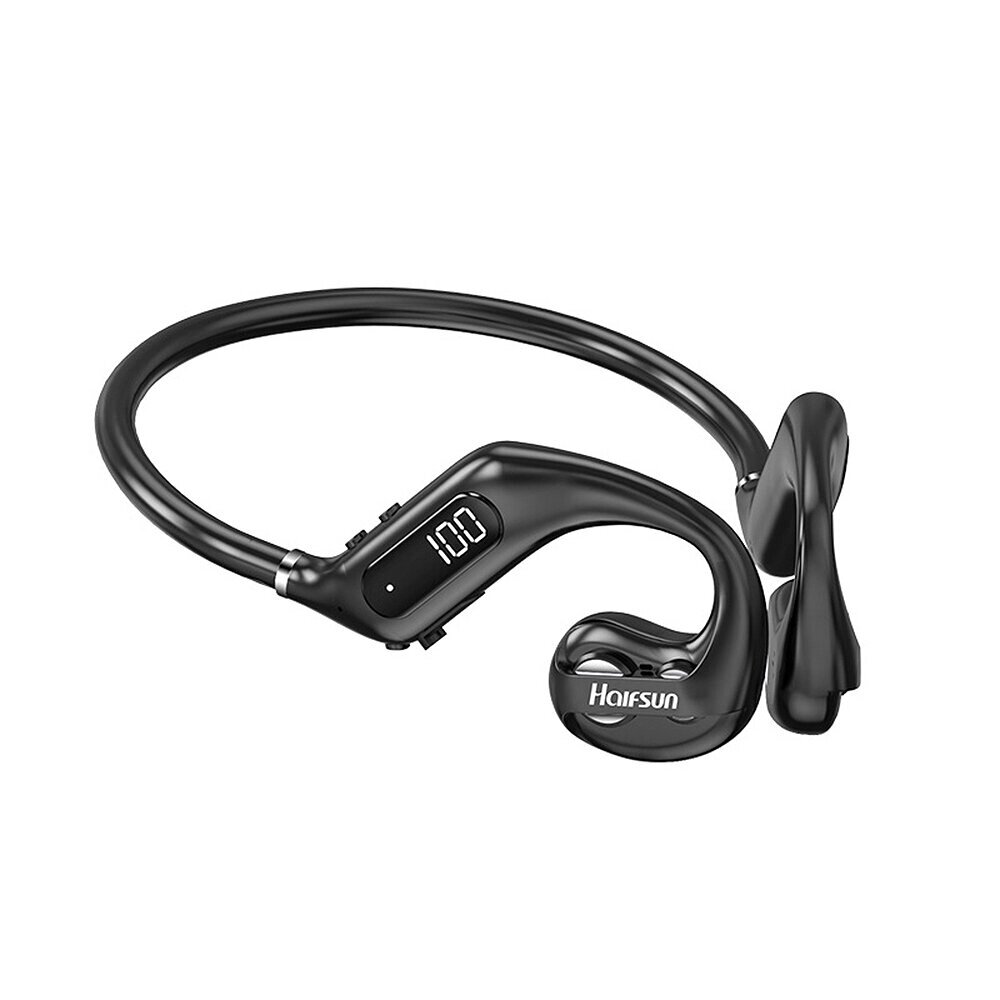 Хольфсан Bone Conduction Наушник Bluetooth V5.3 Low Latency 13mm Dynamic Driver HiFi Stereo 200mAh LED Батарея Дисплей I - Армения