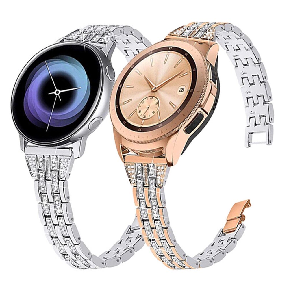 Часы Bakeey 20 мм Full Steel Crystal Diamond Стандарты для Samsung Galaxy Watch 42 мм - обзор